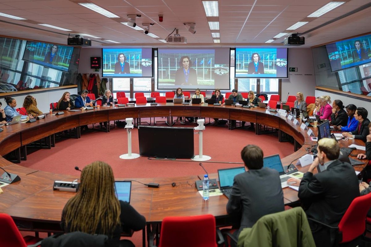 EUAntiRacism's tweet photo. Thank you  Commissioner @hadjalahbib for greeting the Permanent Antiracism CSO Forum.The words were timely as current action plan enters  last year &amp; we jointly reflect on  impact &amp; lessons  and work towards  a new #antiracism strategy beyond 2025
#UnionOfEquality #FightRacism https://t.co/o3Co7jgB1a