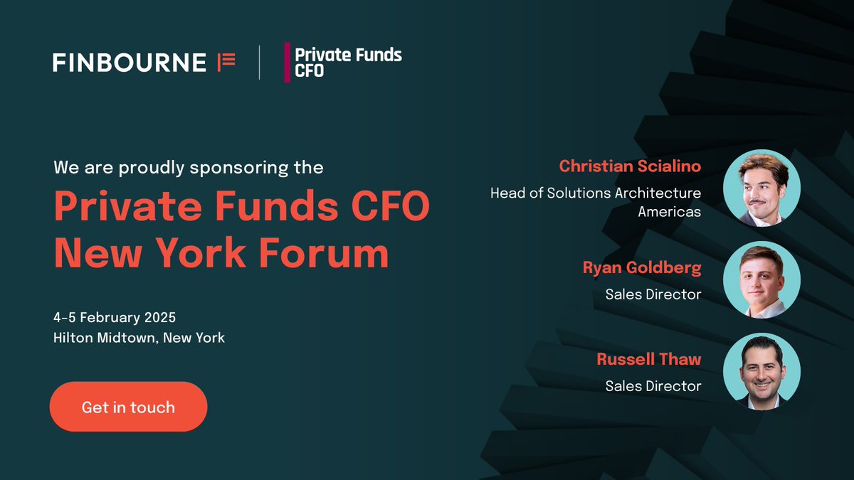 FINBOURNE Technology (@finbourne) on Twitter photo Weāre proudly sponsoring the <a href="/PrivateFundsCFO/">Private Funds CFO</a> New York Forum on 4-5 February!
Meet our team at booth no.32 to discover how weāre helping Private Capital firms to unlock better insights and drive efficiency.
Register here using our discount code: peievents.com/en/event/cfo-n⦠Weāre proudly sponsoring the <a href="/PrivateFundsCFO/">Private Funds CFO</a> New York Forum on 4-5 February!
Meet our team at booth no.32 to discover how weāre helping Private Capital firms to unlock better insights and drive efficiency.
Register here using our discount code: peievents.com/en/event/cfo-nā¦