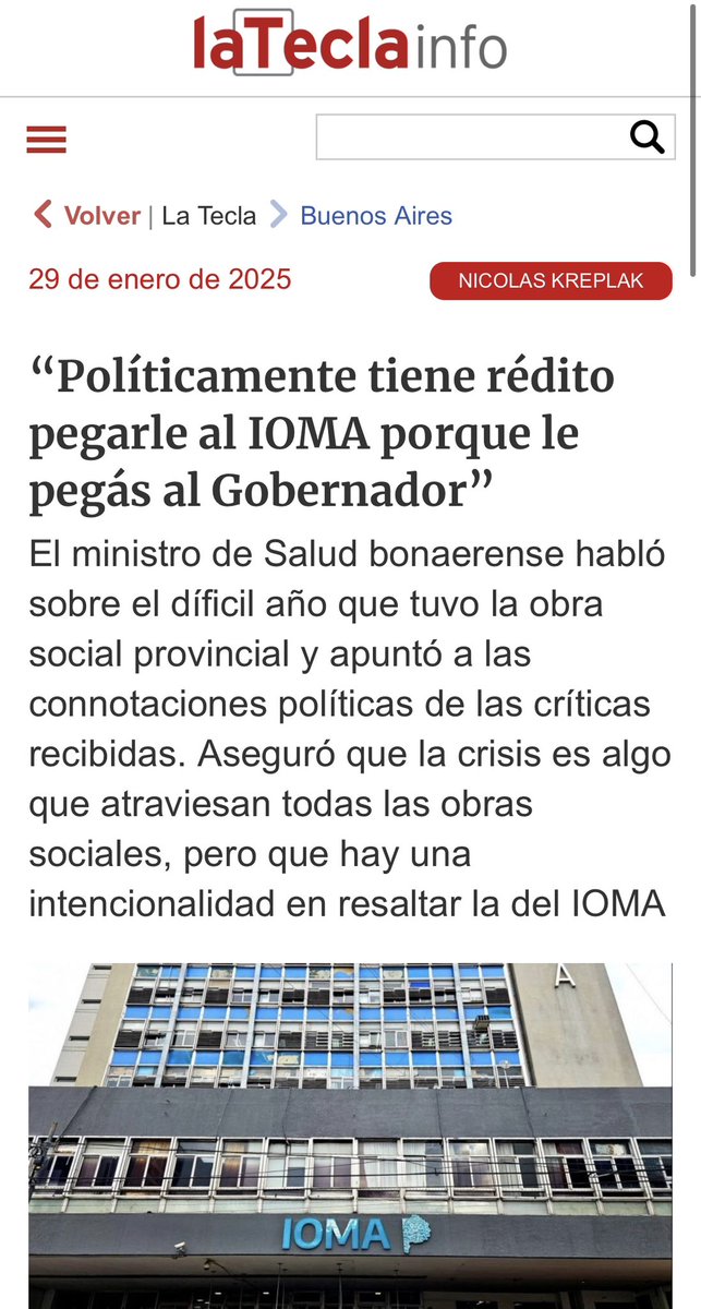 dgarciarena's tweet photo. Sr Ministro: la crisis de IOMA le pega desde hace varios meses a millones de personas que ven cancelado su derecho a la salud. En vez de ser comentaristas y de buscar evadir responsabilidades debería buscar soluciones y respuestas concretas. Lo ayudo con una: pedirle a los legisladores que aprueben el proyecto que presentamos para que los recursos de IOMA vayan a manos de IOMA. Eso se llama autarquía. Nos acompaña ?