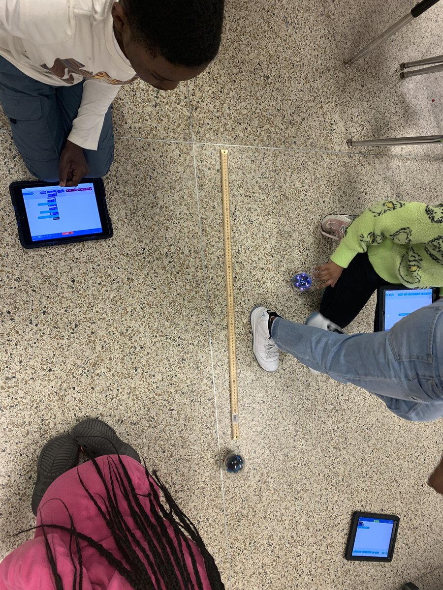 Brian McKee (@trtguy) on Twitter photo Deeper level learning; given that one meter = 100 cm, how many cm is it to the wall? Program your Bolt and work together. Critical thinking through STEM. <a href="/EZbeingGreene_/">Miss Greene</a> <a href="/jennthomas75/">Jennifer Thomas</a> @LakeviewDolphin <a href="/SpheroEdu/">Sphero Education</a> Deeper level learning; given that one meter = 100 cm, how many cm is it to the wall? Program your Bolt and work together. Critical thinking through STEM. <a href="/EZbeingGreene_/">Miss Greene</a> <a href="/jennthomas75/">Jennifer Thomas</a> @LakeviewDolphin <a href="/SpheroEdu/">Sphero Education</a>