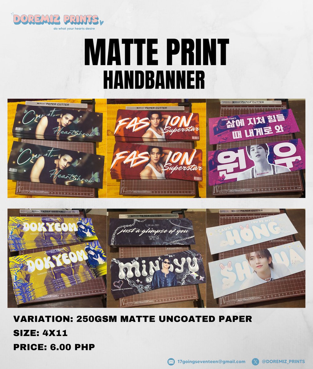 DOREMIZ_PRINTS's tweet photo. ꒰ ⸝⸝ɞ̴̶̷ ·̮ ɞ̴̶̷⸝⸝꒱ Annyeong Chingu We are DOREMIZ PRINTS &amp; we offer affordable prints for your concerts, events and more (❛◡❛)✿

-Handbanners
-Mini pickets
-Photostrips
-Photocards
-Photocard Pro Max and Holder
-Hand Fan
-Posters

📍Las pinas city https://t.co/L814rGbBYR