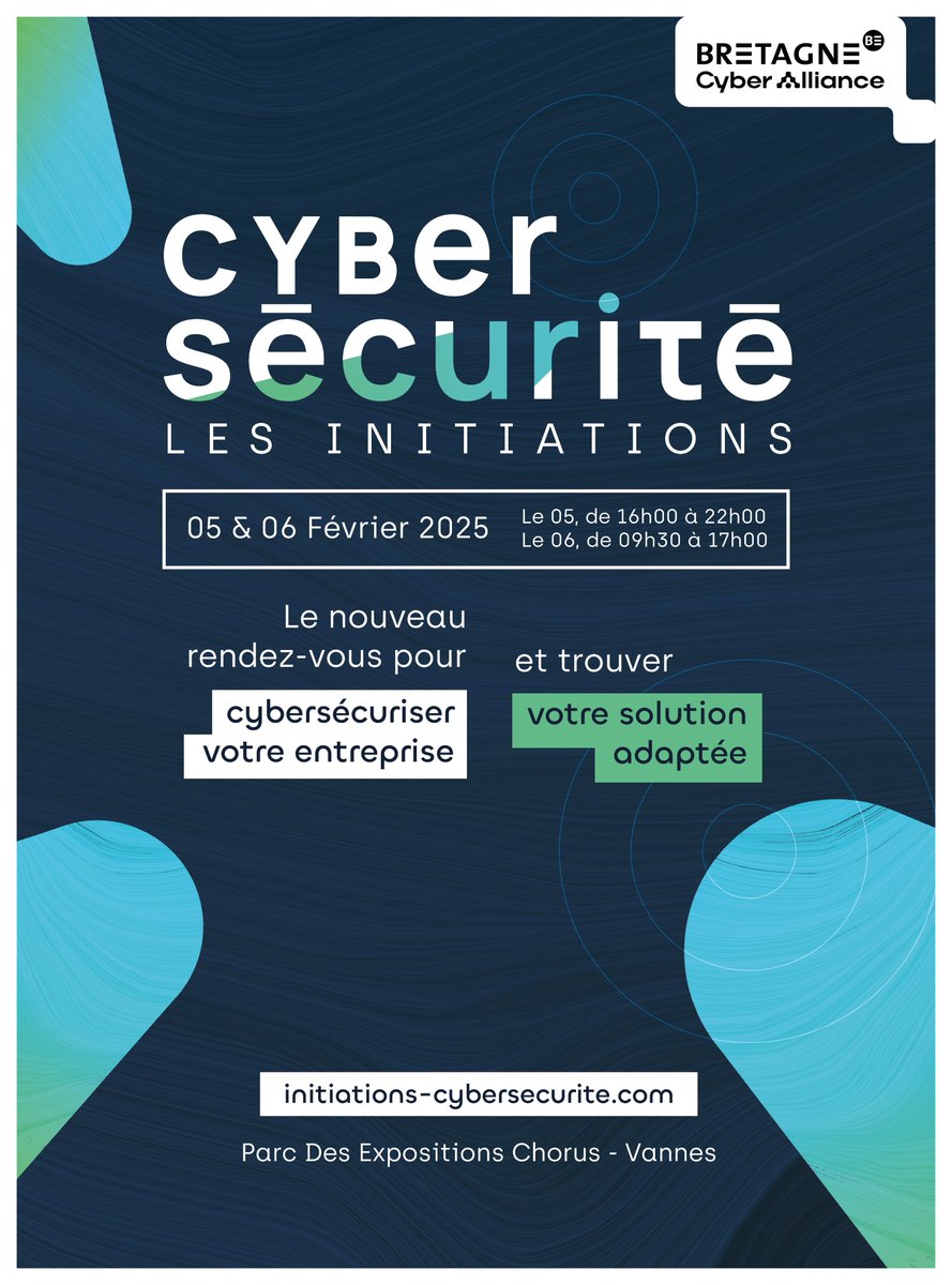 [J-7 Événement 📣]
🔒Vous souhaitez cybersécuriser votre entreprise sans savoir comment faire ? 
Nos experts <a href="/OrangePro/">Orange Pro</a> vous donnent rendez-vous  les 5 et 6 février au parc des expositions de Vannes pour échanger autour de la cybersécurité🙌
<a href="/FlorenceMans1/">Florence Mans</a> <a href="/orangecyberdef/">Orange Cyberdefense</a>