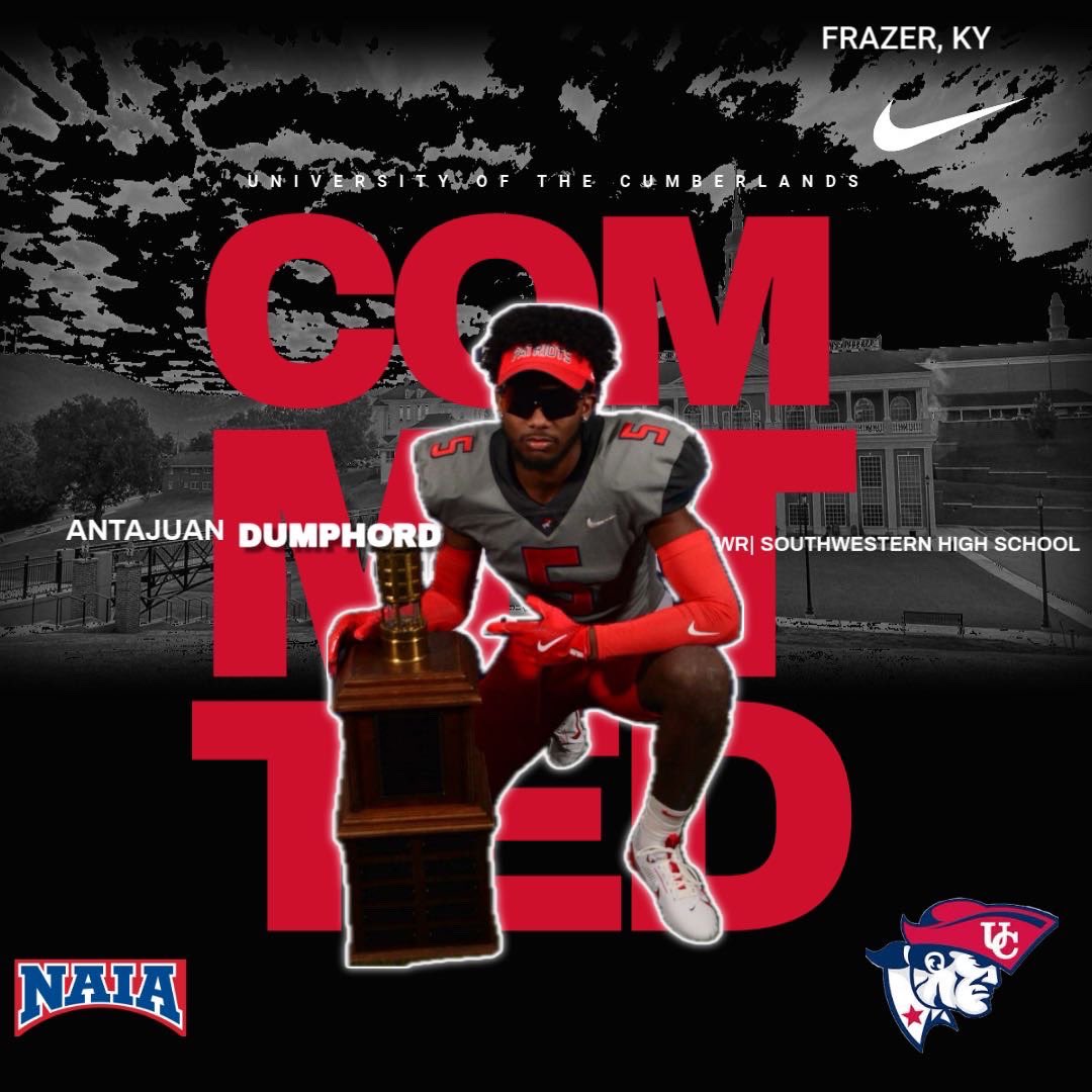antajuan dumphord (@antajuand5) on Twitter photo #AGTG
💙COMMITTED❤️
<a href="/Benji_Jae/">Coach JB</a> <a href="/UCCoachMorris/">Adam Morris</a> <a href="/CoachBeacham/">Tyson Beacham</a> <a href="/jherron_5/">Coach Jack Herron</a> <a href="/JasonFoley22/">Jason Foley</a>
So THANKFUL for this opportunity!🙏 #AGTG
💙COMMITTED❤️
<a href="/Benji_Jae/">Coach JB</a> <a href="/UCCoachMorris/">Adam Morris</a> <a href="/CoachBeacham/">Tyson Beacham</a> <a href="/jherron_5/">Coach Jack Herron</a> <a href="/JasonFoley22/">Jason Foley</a>
So THANKFUL for this opportunity!🙏