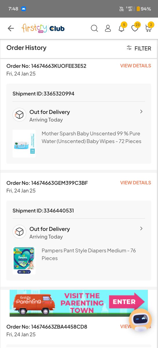 GUNTREDDIRAJA's tweet photo. @firstcryindia 

What happened with the first cry these days  was not delivering after the out of delivery. After a few days the order was cancelled
 I regret the first cry subscription. I should not take https://t.co/Pa6BZc6vav