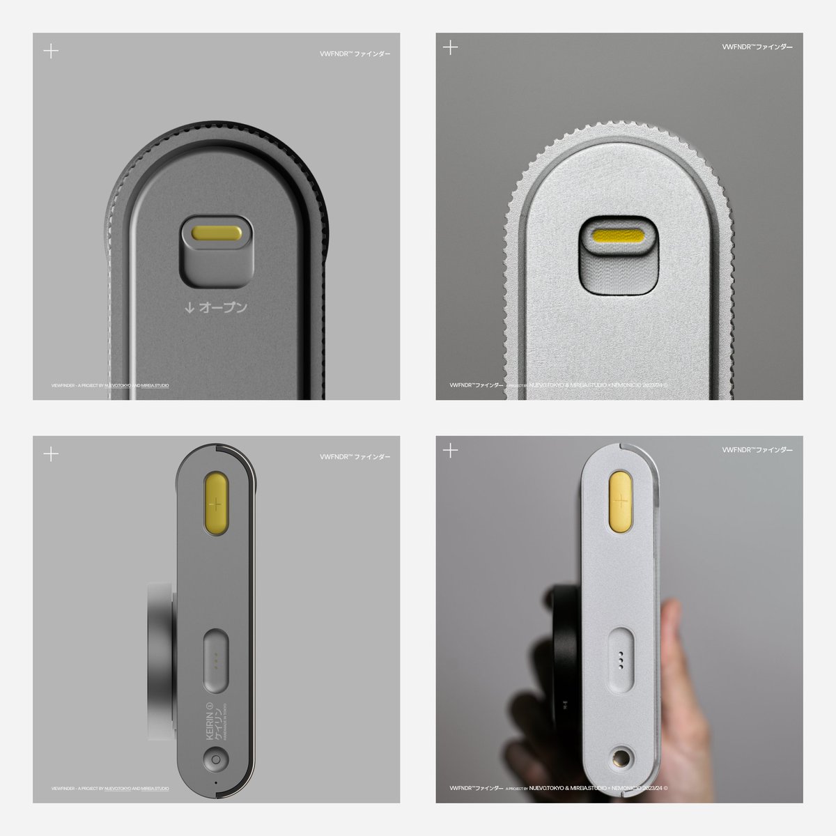 Yes, we did, and more to come this year!
VWFNDR™ Camera 
— 
Left 3D | Right CNC Aluminium
By Nuevo Tokyo + Mireia Studio + Nemonic