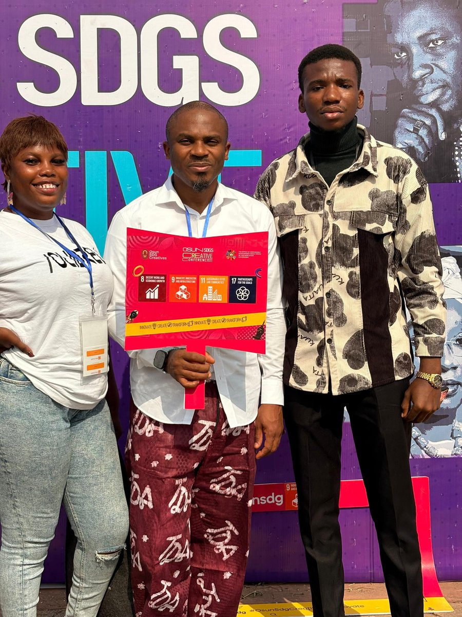 olidrel's tweet photo. We were live at the Osun SDGS Creative Cont

#Olidrelhub #osunsdg #osun #Tech4All #TechInnovation https://t.co/iKw4JlGOzZ