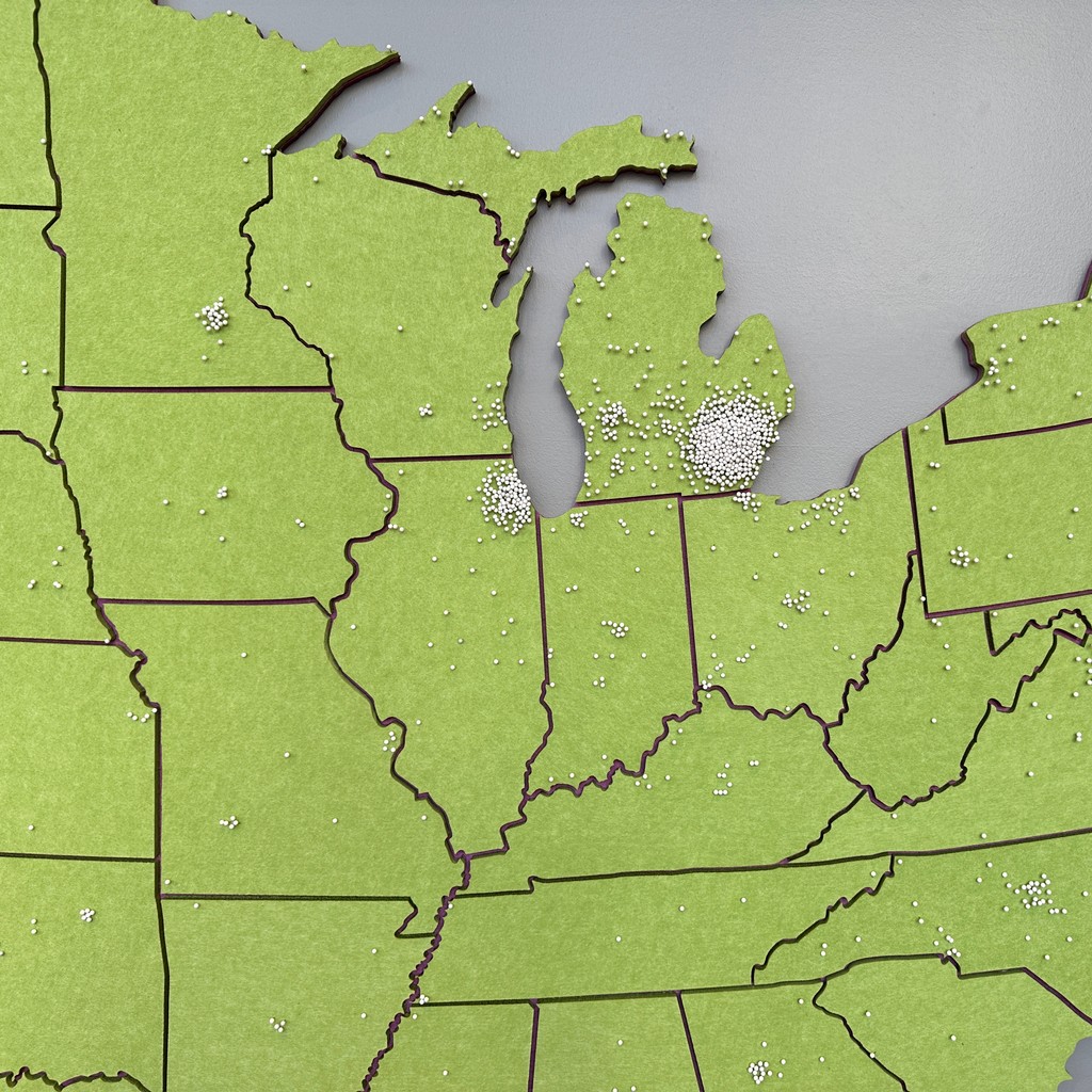 We loved watching the Voting Map evolve! Over 10 weeks, each pin symbolized a personal commitment, transforming the map into a lively mosaic of our community in action 🗳️💪