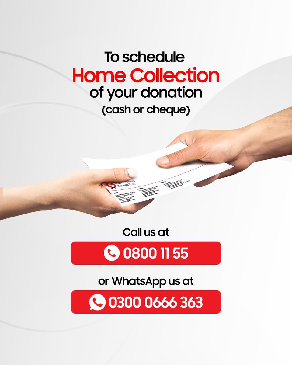 SKMCH's tweet photo. Help us complete Shaukat Khanum Hospital, Karachi.
Together, we can turn every "NO" into a resounding "YES".
💻 Donate online from anywhere in the world: 👉 https://t.co/VMSFgDgbaR
#30YearsOfHope #LetsMakeItHappen #SKMCH #ShaukatKhanumKarachi #Celebrating30YearsOfHope. https://t.co/4tD8xulfJm