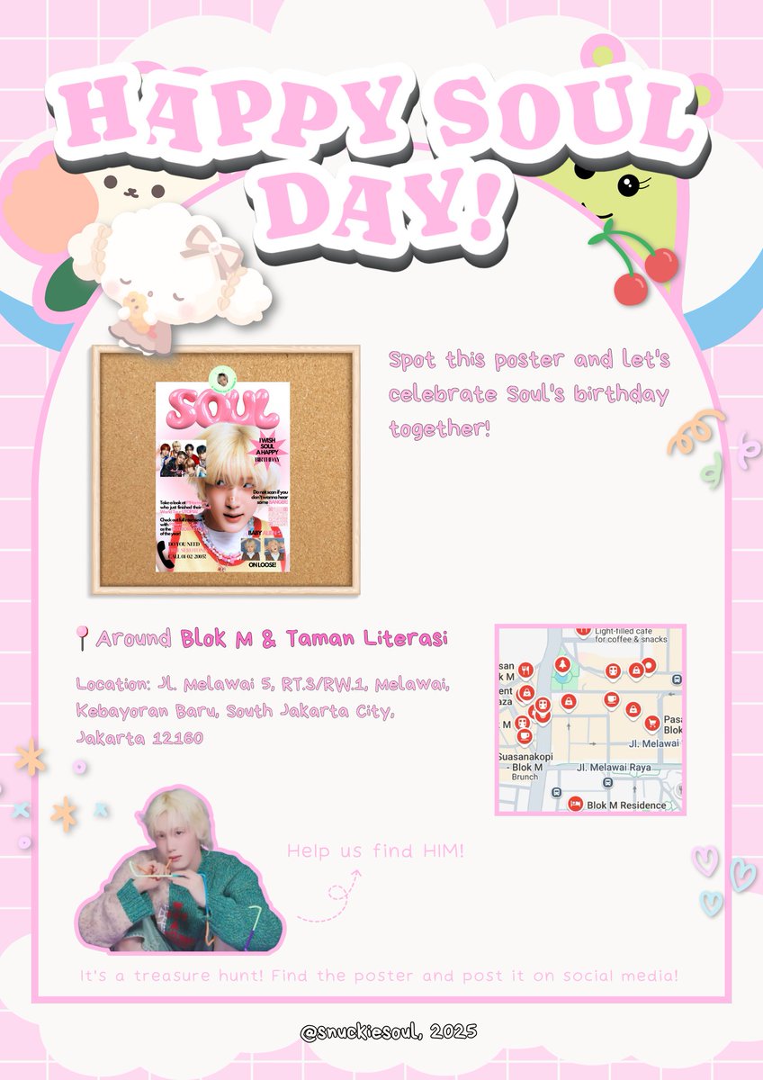 blushedjoong's tweet image. 𝖻𝖾𝖾𝗉 — 𝖻𝗈𝗈𝗉 ! ! 🛸
an alien baby is on loose ! help us to spread the news ! ! 👽

Last seen on :
𝗦𝗼𝘂𝗹'𝘀 𝟮𝟬𝘁𝗵 𝗣𝗼𝘀𝘁𝗲𝗿 𝗕𝗶𝗿𝘁𝗵𝗱𝗮𝘆 𝗘𝘃𝗲𝗻𝘁 in JAKARTA, INDONESIA 🇮🇩

01.02.2025

#SOUL #소울
#P1Harmony #P1H #피원하모니 @P1H_official
#HappySOULDay