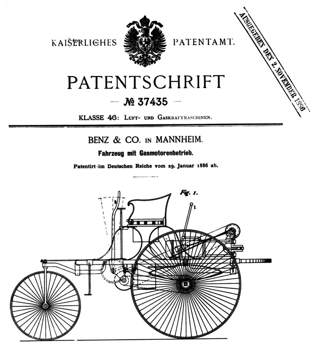Un día como hoy, pero en 1886, Carl Benz patentaba el primer automóvil de la historia, marcando el comienzo de una revolución en la movilidad

#MercedesBenz #Innovación #Movilidad #CarlBenz