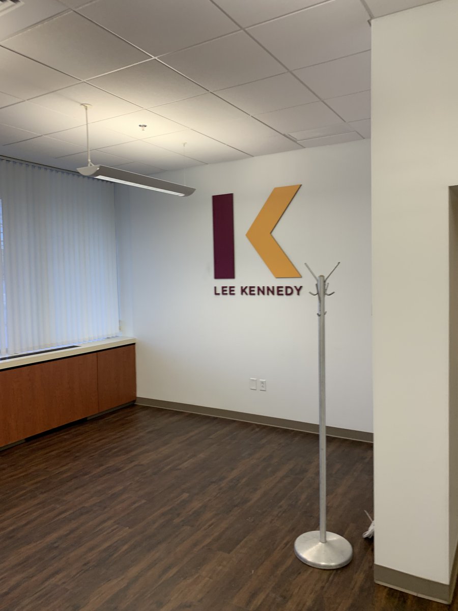 .5" thick black PVC w/ custom color digital print installed on lobby wall.

#PVC #lobbysigns #glastonburyct #glastonburyctsmallbusiness #signs