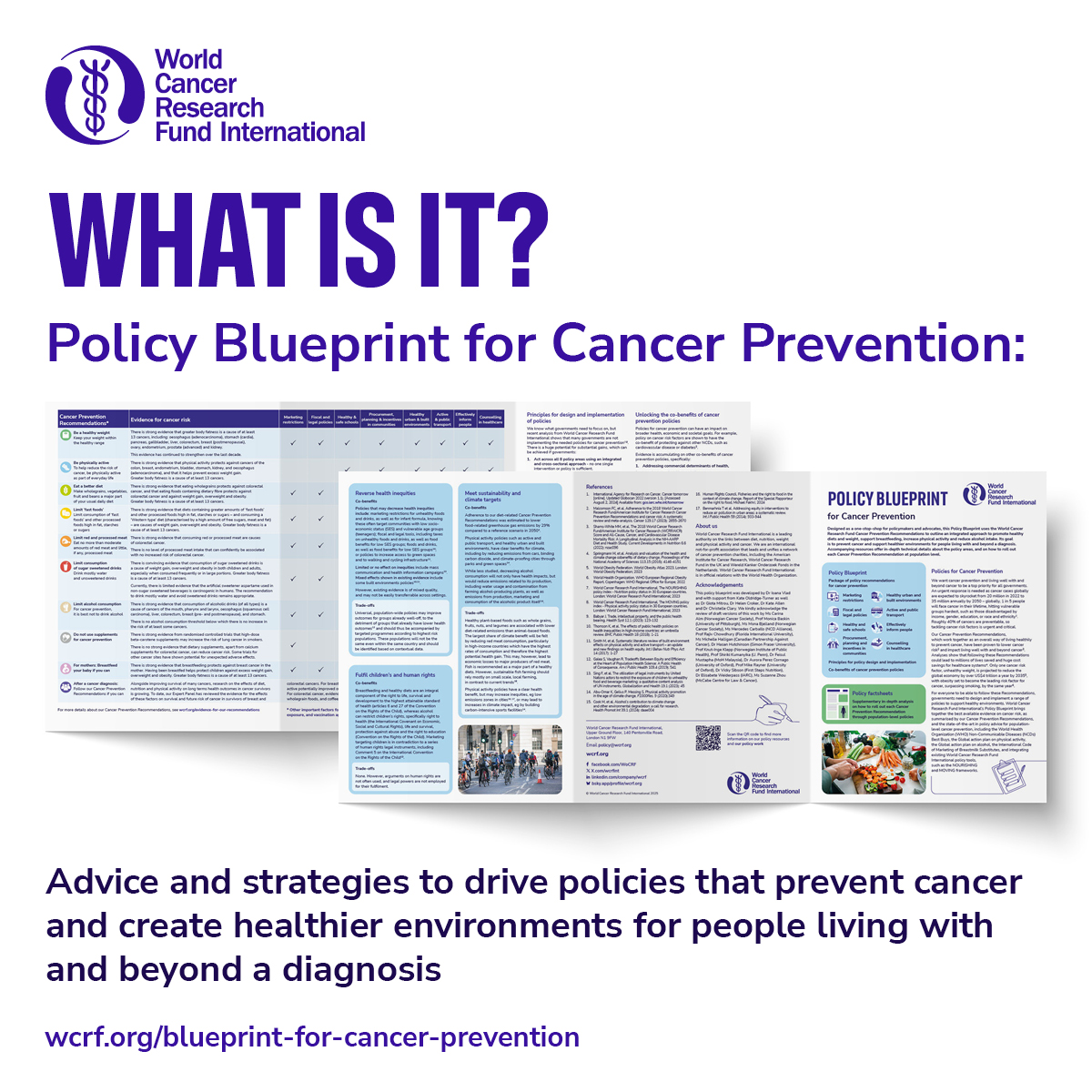 WCRF International (@wcrfint) on Twitter photo 🚨 Today we launch our new <a href="/wcrfint/">WCRF International</a> Policy Blueprint for Cancer Prevention 👇
tinyurl.com/3e7cdy7j
A one-stop-shop for policymakers & advocates to drive #cancerprevention policies and create healthier environments for all. 🚨 Today we launch our new <a href="/wcrfint/">WCRF International</a> Policy Blueprint for Cancer Prevention 👇
tinyurl.com/3e7cdy7j
A one-stop-shop for policymakers & advocates to drive #cancerprevention policies and create healthier environments for all.
