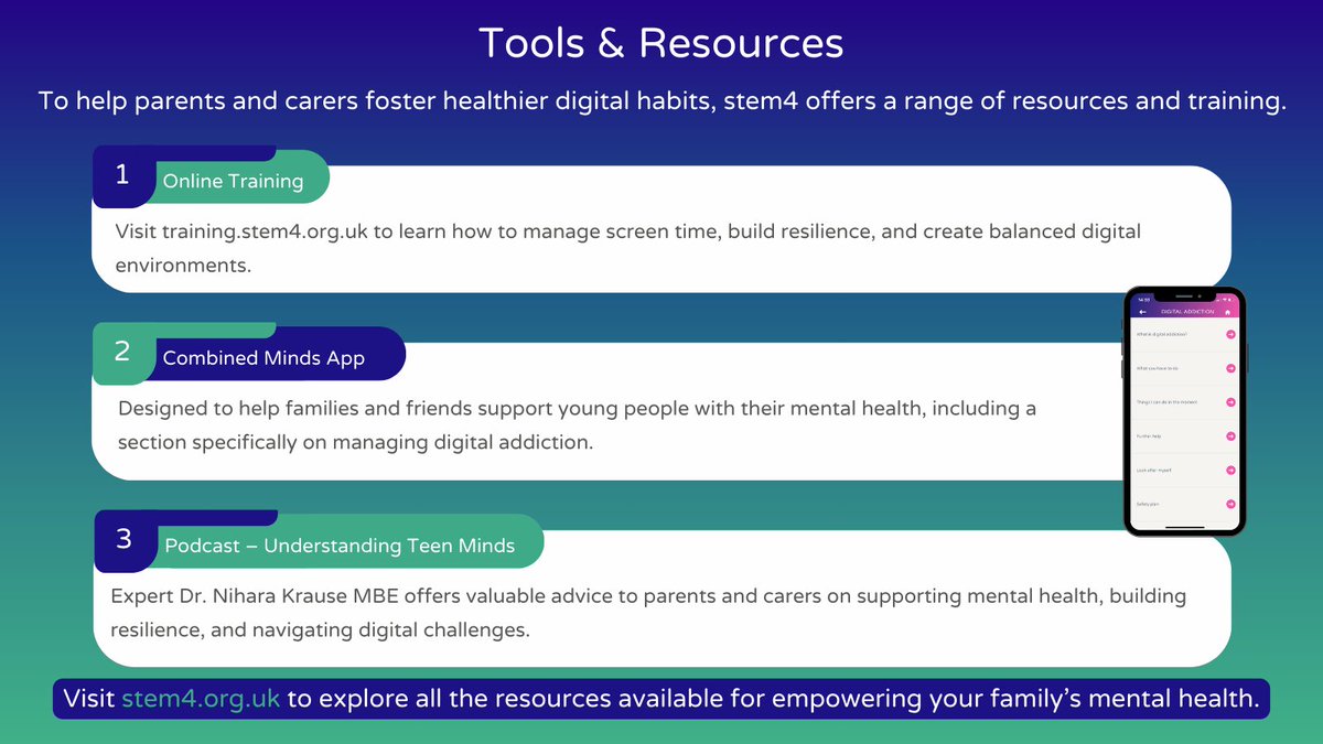 stem4org's tweet photo. 💙 Today is #ParentMentalHealthDay ! 💙
This year's #ScreenSmartParenting theme encourages parents and carers to prioritise their own mental health while guiding children through the digital world. 🌍📱
Find tools & resources at https://t.co/bgg4F7SG02.
#PMHD https://t.co/9PQElOlSde
