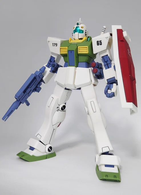 ジムII エゥーゴ仕様(マルチランチャー、グレネードランチャー装備)#TLにグリプス戦役が足りないんです#ガンプラ好きと繋がりたい 