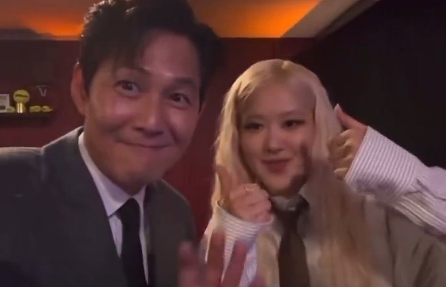 rosespics's tweet photo. ROSÉ AND LEE JUNG JAE https://t.co/YKoVOYmHcW