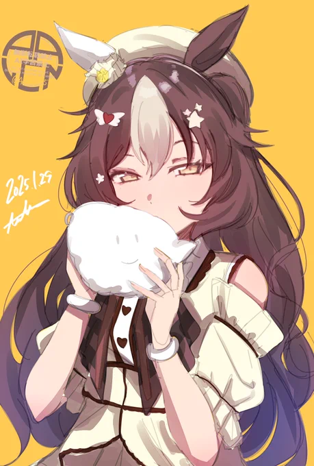 バレンタインヤマニンゼファーちゃんです。#ウマ娘 