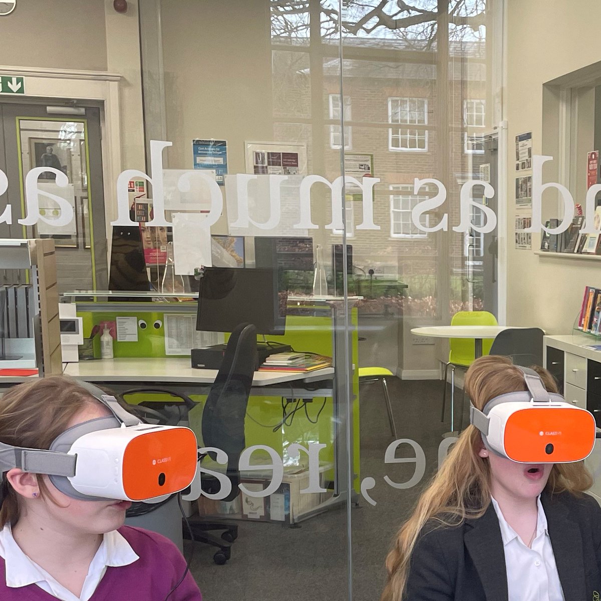 Fantastic Lunch Time in the LRC using VR and our creative skills to celebrate Lunar New Year - The Year of the Snake