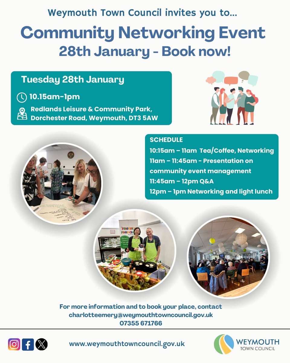 Help & Care (@helpandcare) on Twitter photo Our team attended a fabulous networking event organised by <a href="/WeymouthWTC/">Weymouth Town Council</a> yesterday at Redlands Leisure and Community Park.
We were delighted to connect with like-minded people, learn about what is happening, and share resources and experiences!💛
#WeymouthTownCouncil #Networking Our team attended a fabulous networking event organised by <a href="/WeymouthWTC/">Weymouth Town Council</a> yesterday at Redlands Leisure and Community Park.
We were delighted to connect with like-minded people, learn about what is happening, and share resources and experiences!💛
#WeymouthTownCouncil #Networking