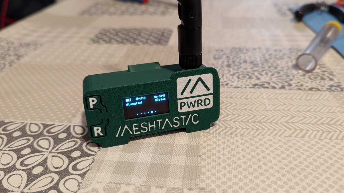 Cullimore's tweet image. New project #meshtastic