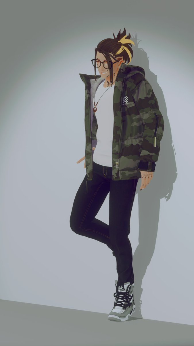 ShotaVRC's tweet image. MUSEさんのマテリアル使ってみました！
初めてのPoiyomiで心配でしたが、簡単に設定でき、めっちゃいい感じに仕上がりましたー
#VRChat #珍飯亭 #Techie
[VRC] -Lvm poiyomi shader setting- | MUSE lvvvvvlly.booth.pm/items/6523930 #booth_pm