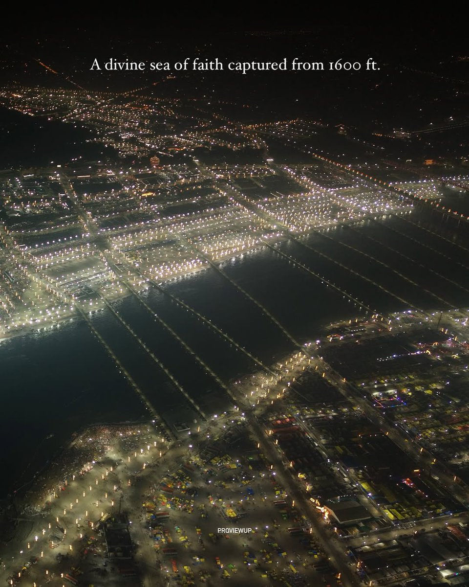 Amarrrrz's tweet photo. 📍Night View Prayagraj, Uttar Pradesh 🇮🇳

#MahaKumbh2025 #MahaKumbhMela2025 https://t.co/iMipD5Ug7j
