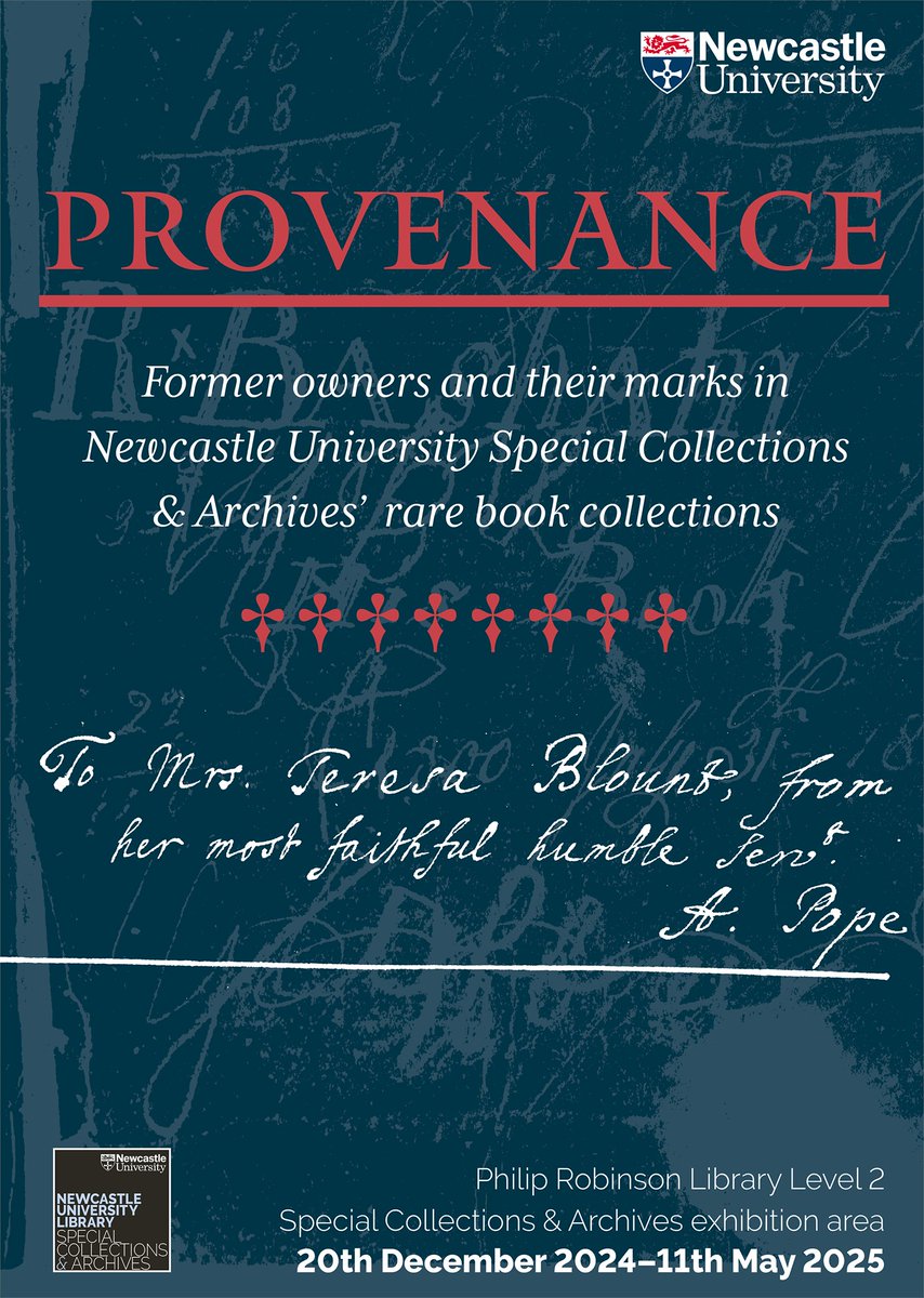 The poem 'The Temple of Fame' written by 18th century poet Alexander Pope, includes a handwritten poem addressing Martha Blount. We don't know if their relationship was romantic but the inscription is intimate. Find this &amp; more in the Provenance exhib, L2 Philip Robinson Library