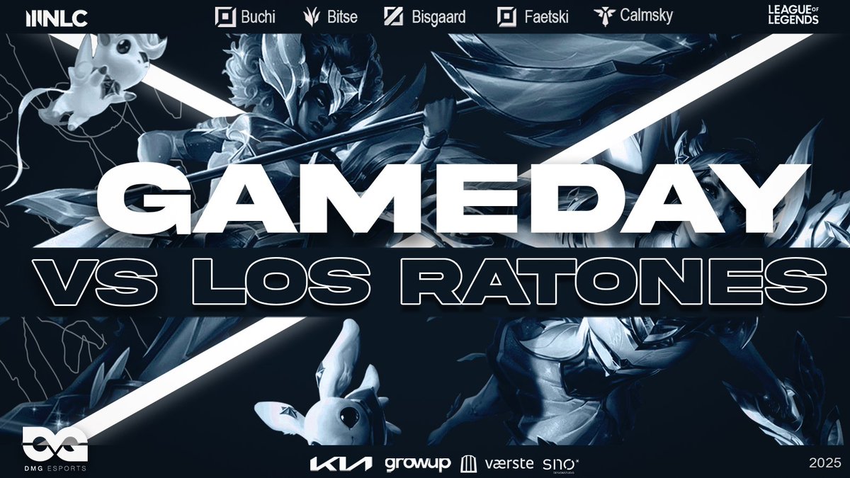 DMG Esports (@dmgesportgg) on Twitter photo It's that time again🔥
<a href="/NLClol/">Arozzi NLC</a> Playoffs have kicked off, and our first stop on our steamroll journey is against the one and only Los Ratones ‼️ <a href="/LosRatoneslol/">LosRatones</a>
Tune in at 18:00 CEST at m.twitch.tv/nlclol/ It's that time again🔥
<a href="/NLClol/">Arozzi NLC</a> Playoffs have kicked off, and our first stop on our steamroll journey is against the one and only Los Ratones ‼️ <a href="/LosRatoneslol/">LosRatones</a>
Tune in at 18:00 CEST at m.twitch.tv/nlclol/