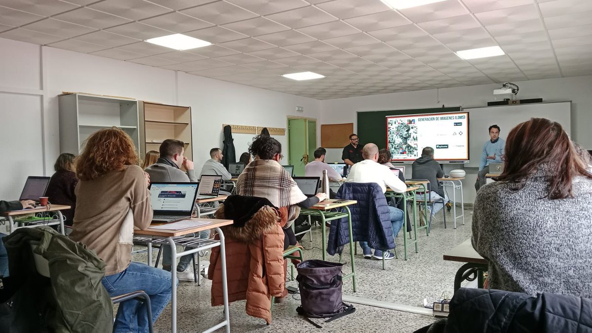 CPR de Brozas (@cprbrozas) on Twitter photo Ayer finalizó el curso DOCENTES EN LA ERA DIGITAL: APROVECHANDO EL PODER DE LA INTELIGENCIA ARTIFICIAL. Un éxito de participación y mucho aprendizaje para poner el práctica. Gracias de nuevo a Juan Luis y Guillermo de <a href="/AulasInteligent/">𝔸𝕦𝕝𝕒𝕤 𝕀𝕟𝕥𝕖𝕝𝕚𝕘𝕖𝕟𝕥𝕖𝕤</a> <a href="/InnovacionForm/">Innovacion_Formación_Emprendimiento</a> <a href="/UpeCaceres/">UPE Cáceres</a> Ayer finalizó el curso DOCENTES EN LA ERA DIGITAL: APROVECHANDO EL PODER DE LA INTELIGENCIA ARTIFICIAL. Un éxito de participación y mucho aprendizaje para poner el práctica. Gracias de nuevo a Juan Luis y Guillermo de <a href="/AulasInteligent/">𝔸𝕦𝕝𝕒𝕤 𝕀𝕟𝕥𝕖𝕝𝕚𝕘𝕖𝕟𝕥𝕖𝕤</a> <a href="/InnovacionForm/">Innovacion_Formación_Emprendimiento</a> <a href="/UpeCaceres/">UPE Cáceres</a>