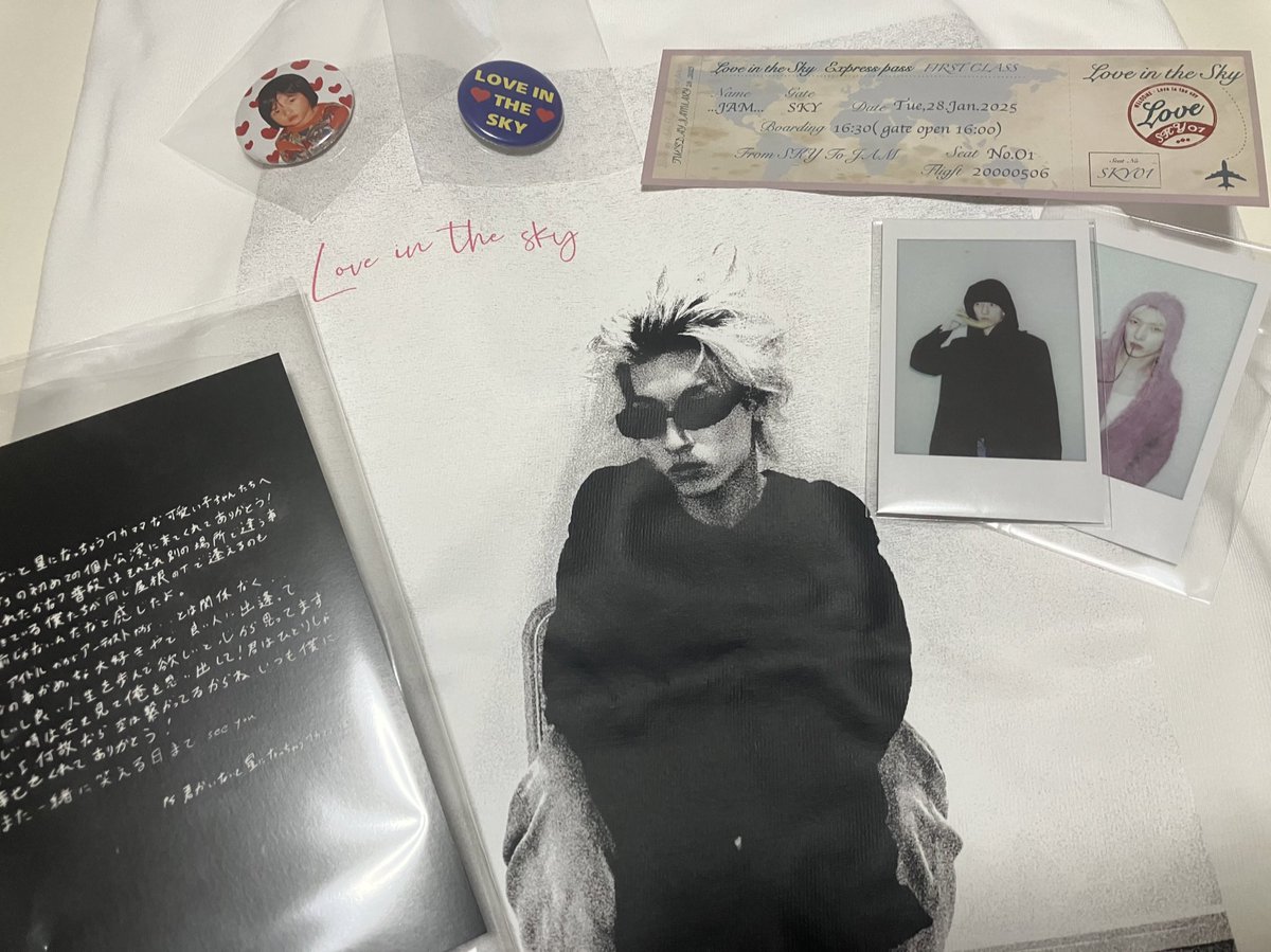 金城碧海 ソロコン Tシャツ JO1 金城碧海 ソロコン入場特典 ラポスタ