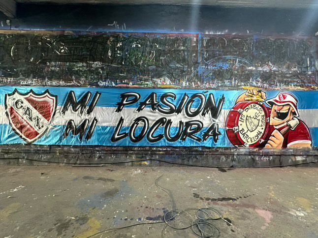 Nueva Bandera de la Peña Roja de Barcelona.🇦🇹💪