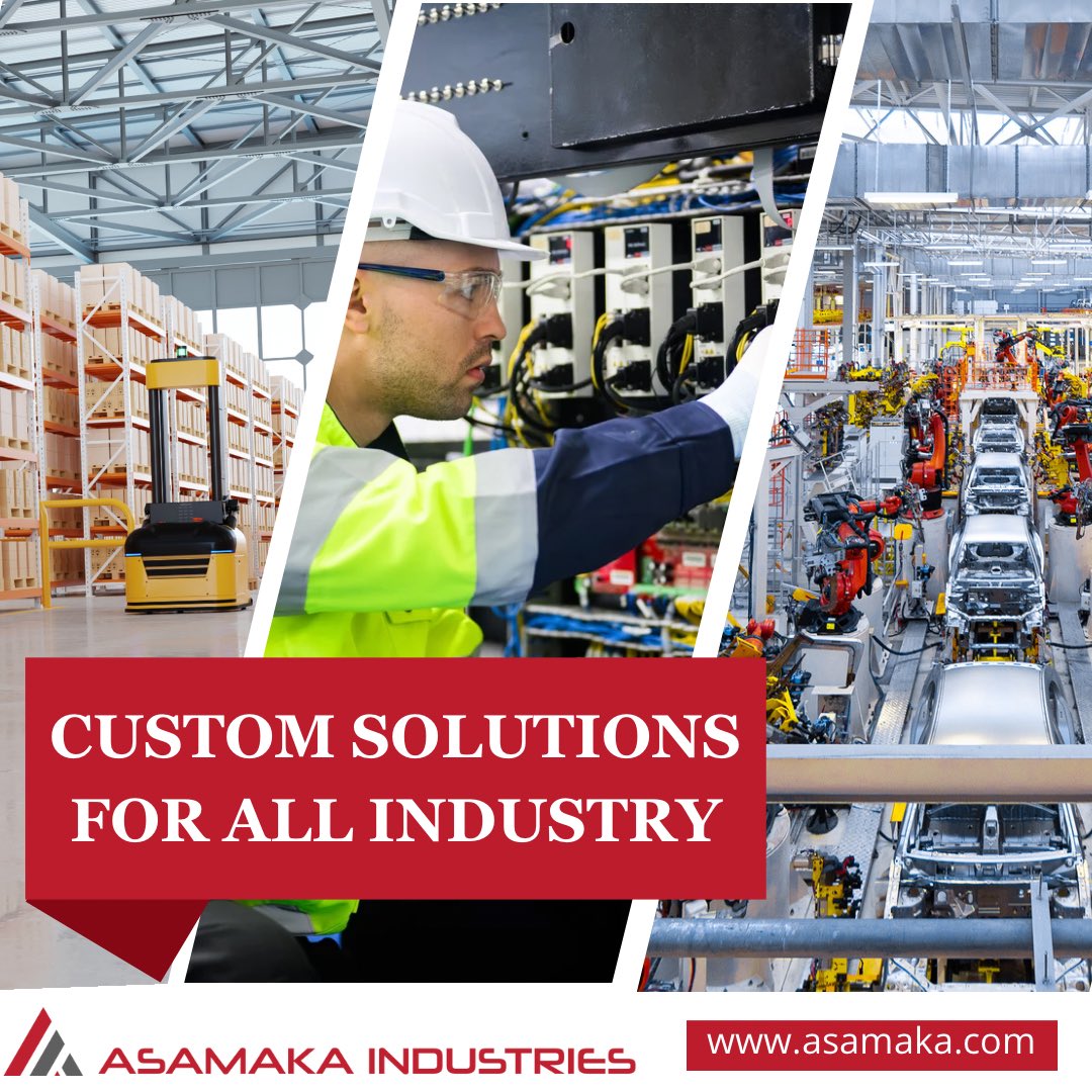 AsamakaIndustry's tweet image. Whether in production, electrical design, palletizing, or any sector requiring precision and efficiency, our custom automation solutions are designed to elevate your operations. ⚙️⚡️

#CustomAutomation #IndustrySolutions #EfficientOperations #AutomationExcellence
