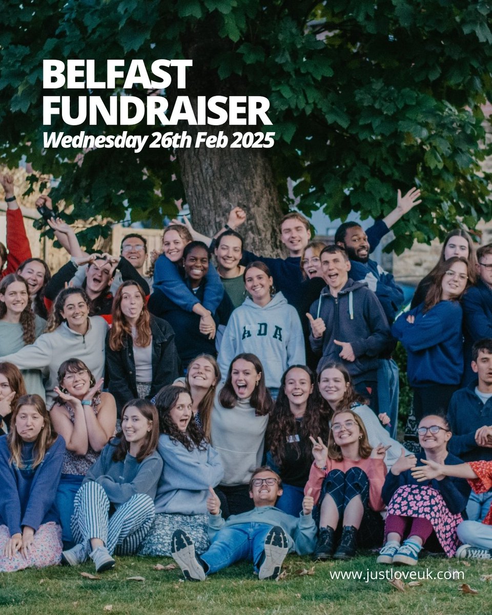 JustLove_UK's tweet photo. Are you passionate about Jesus &amp; justice? Join us for an evening of vision, impact &amp; desserts!

🍰 Just Love Belfast Fundraiser
📅 Wed 26th Feb, 7-9pm
📍 Willowfield Church Hall, BT6 9DN
🎟️ Free – RSVP here: https://t.co/9ad7zU2Am5
Know someone in Belfast? Tag &amp; invite them! 🙌 https://t.co/hCMnlmu2zZ