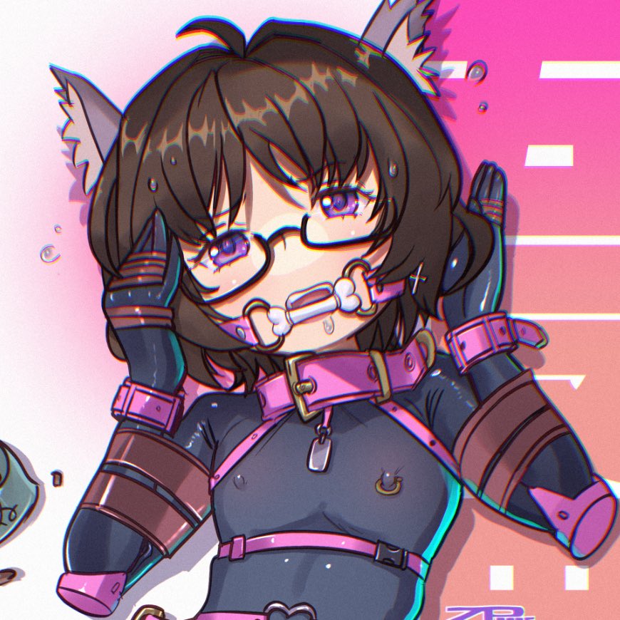 コミッション一件納品しました。Vtuber五反田えぬさん。納品分は鼻フックありです。
 https://t.co/8Sa2ep650h #Skeb #Commission @skeb_jpより 