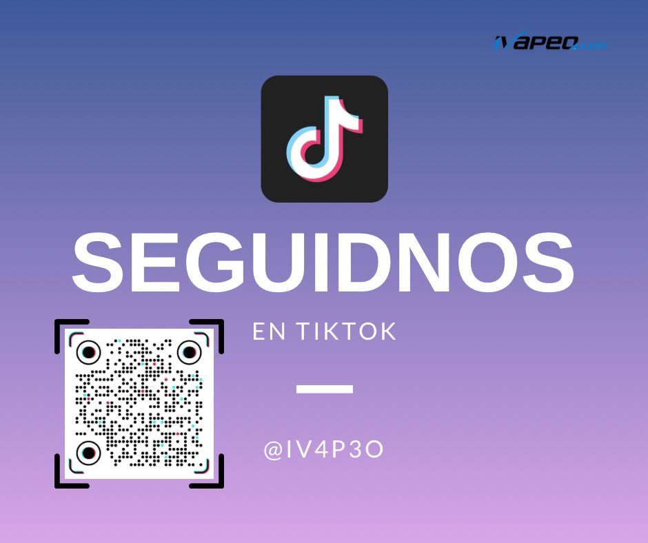 iVapeo's tweet photo. Buenos días, vapers! 🌬️🔥  

Hemos abierto una nueva cuenta de TikTok.😏  

📌 @iv4p3o

🔗 https://t.co/cSZ6NjA7CZ

Además, más adelante puede que haya alguna que otra sorpresa... pero eso ya se verá.👀

¡Nos vemos por ahí! 🚀💨 https://t.co/Ssb7NiDA3M