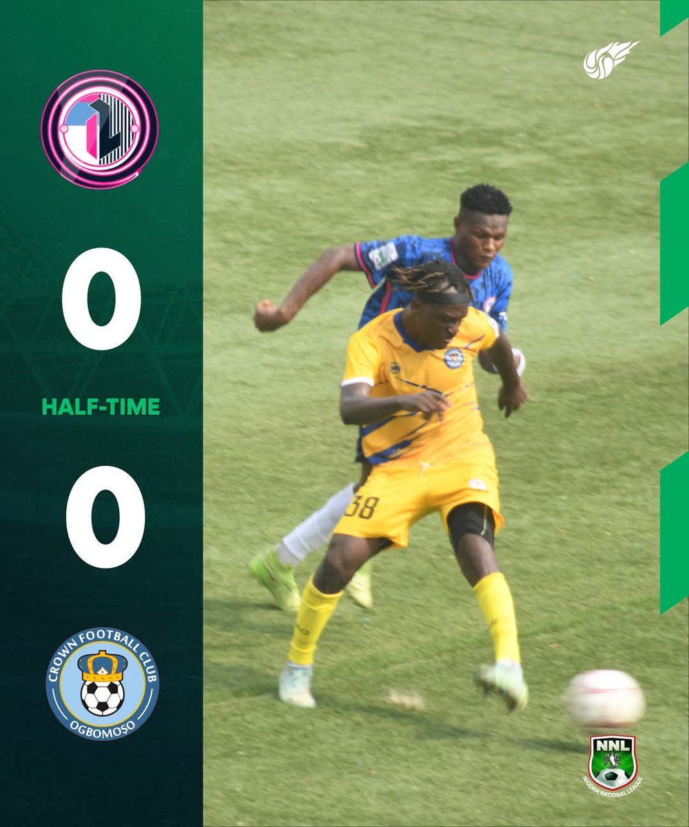 jargobann's tweet photo. Stalemate currently at the Mobolaji Johnson Arena between Inter Lagos and Crown FC

#INTCRO
#NNL25 https://t.co/eRl9g456QD