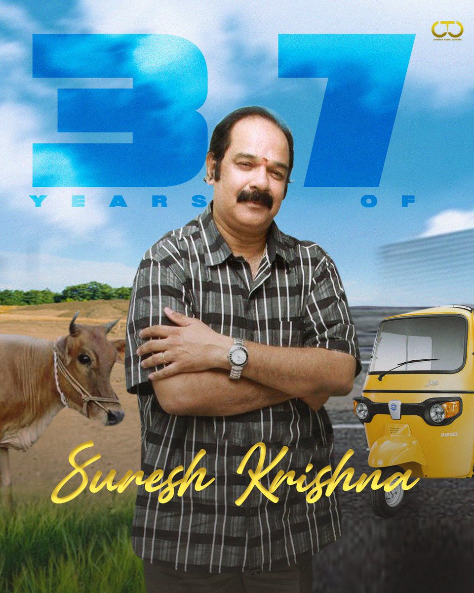 ctcupdates's tweet photo. Celebrating 37 glorious years of cinematic brilliance by #SureshKrishna! From #Sathya to #Ilaignan, his journey is a testament to creativity and versatility. With classics like #Baashha, #Annamalai, #Aalavandhan, #Baba, #Vedan, #Aahaa, and #RajaKaiyaVacha, he’s left an indelible mark on Indian cinema. Here's to a visionary filmmaker who continues to inspire! 🎥
#37YearsofSureshKrishna 💐🎁
#IndranChandran #Veera
@Suresh_Krissna