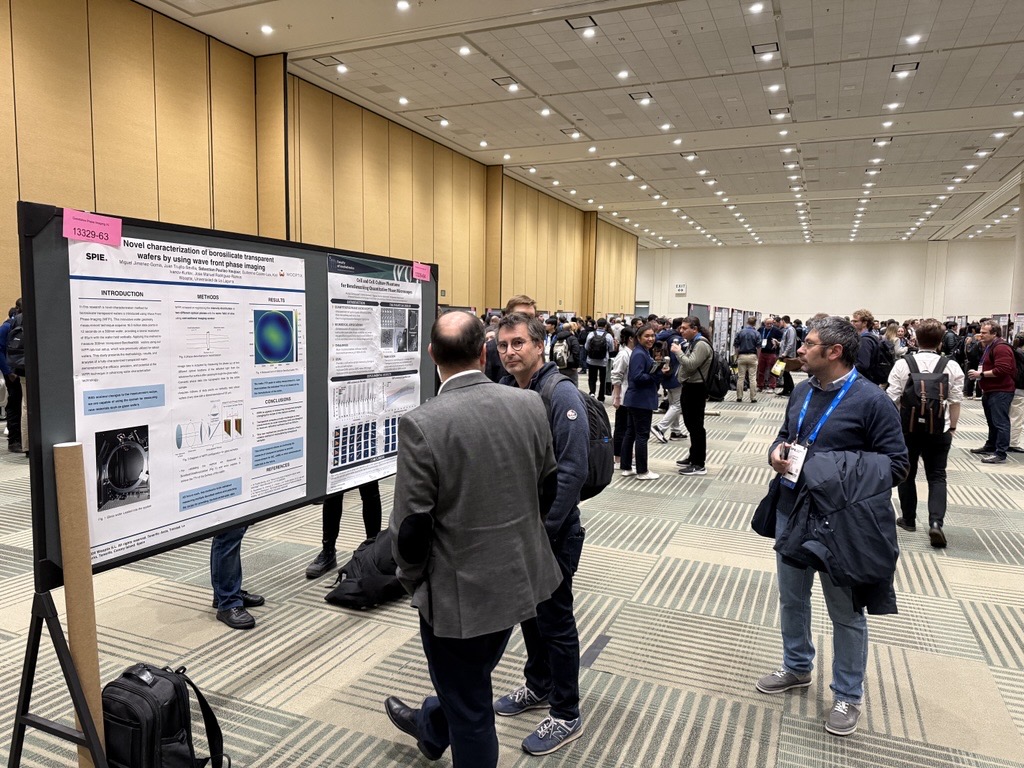 WooptixCorp's tweet image. 🌟 This week,  #Wooptix attended #PhotonicsWest, presenting a poster entitled &quot;Novel Characterization of Borosilicate Transparent Wafers by Using Wavefront Phase Imaging&quot;.  

Find out more: wooptix.com/semiconductor-…

#wavefront #semiconductor #SPIE #Photonic