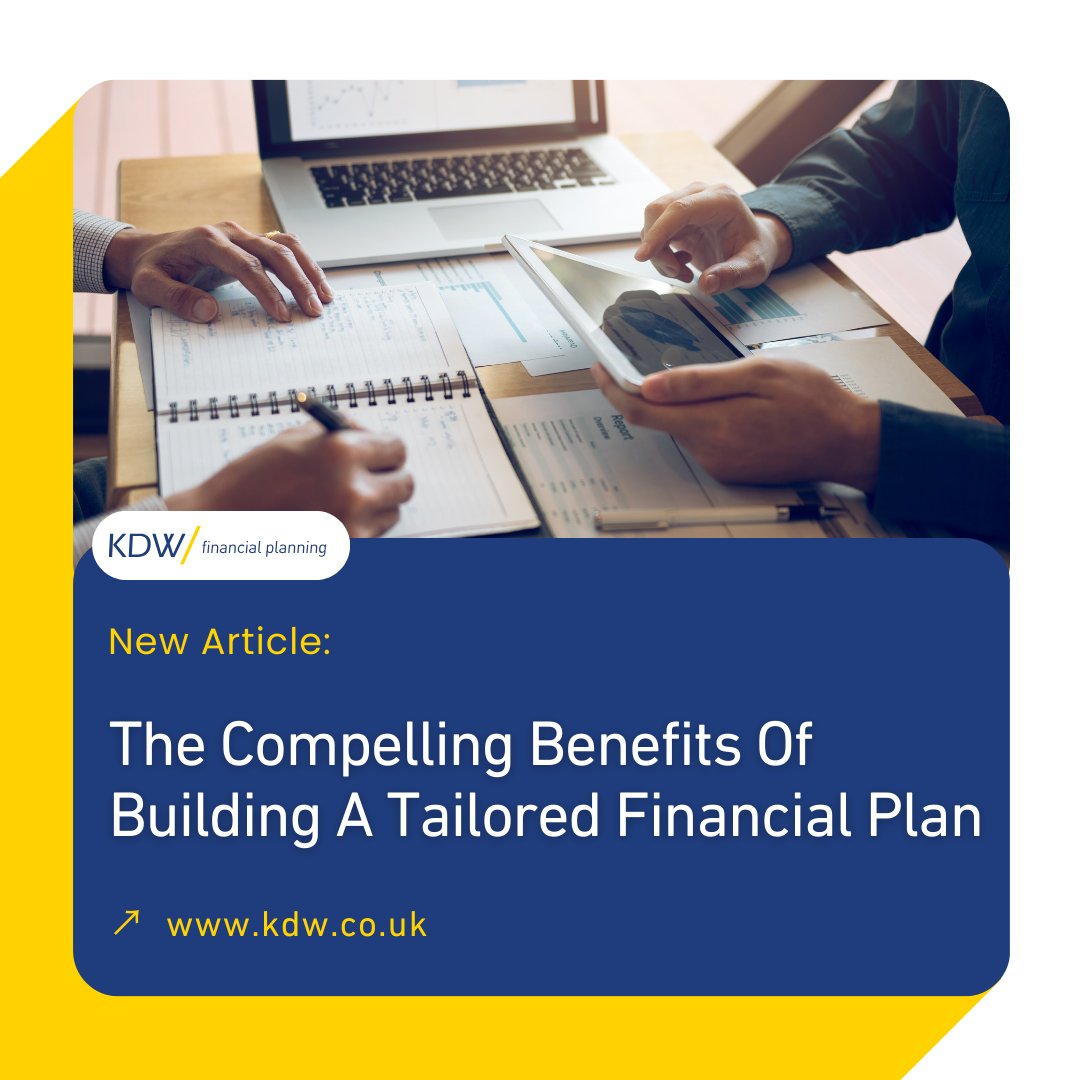 In our most recent article, you can find out about some compelling benefits of building a tailored financial plan.

To read this article, click here 👇:

kdw.co.uk/latest-news/ar…

#FinancialPlanning #FinancialPlanner #Finance #FinancialPlan #FinancialPlanBenefits