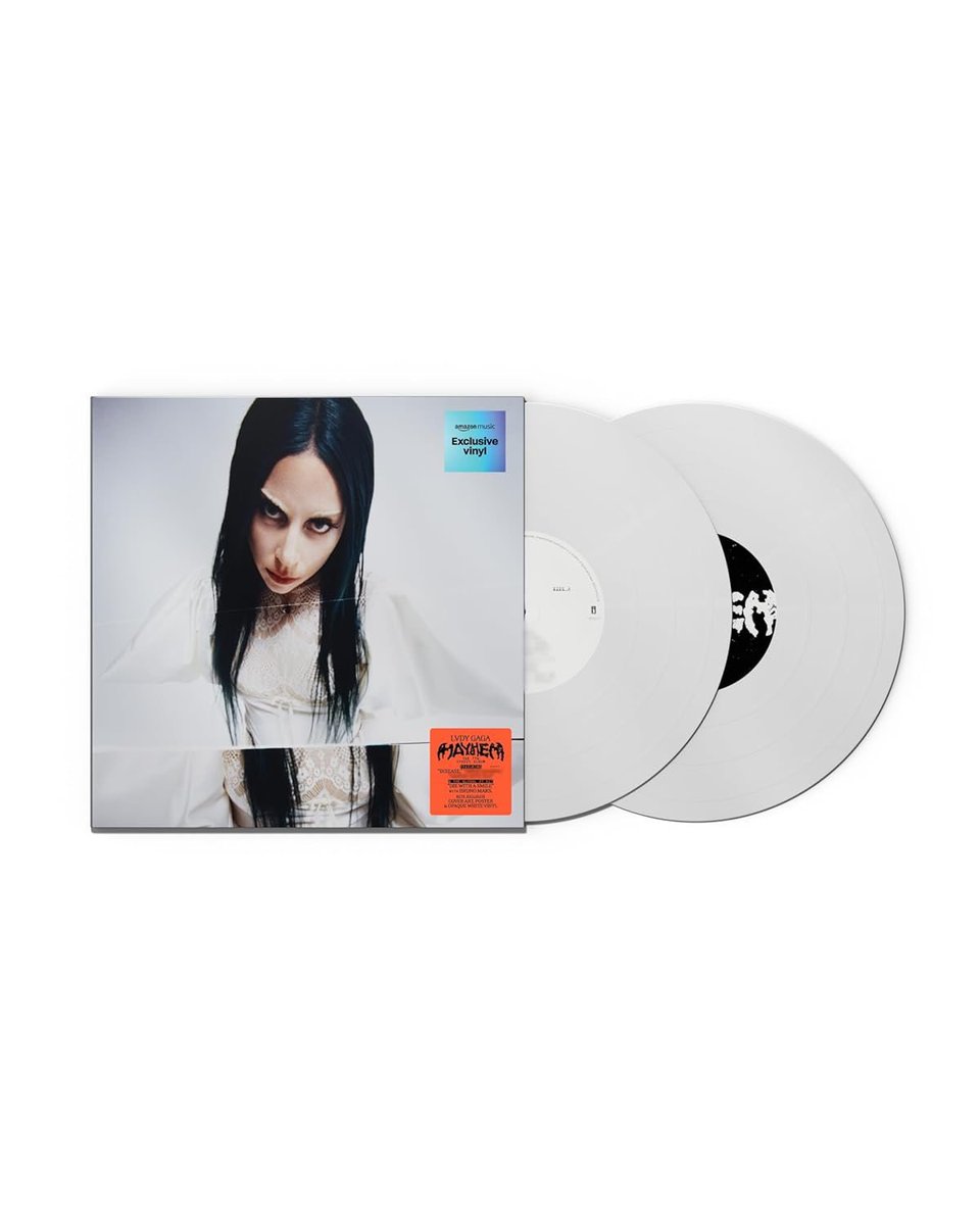 First look at the 'Mayhem' Amazon Music Exclusive Vinyl with alternate artwork.