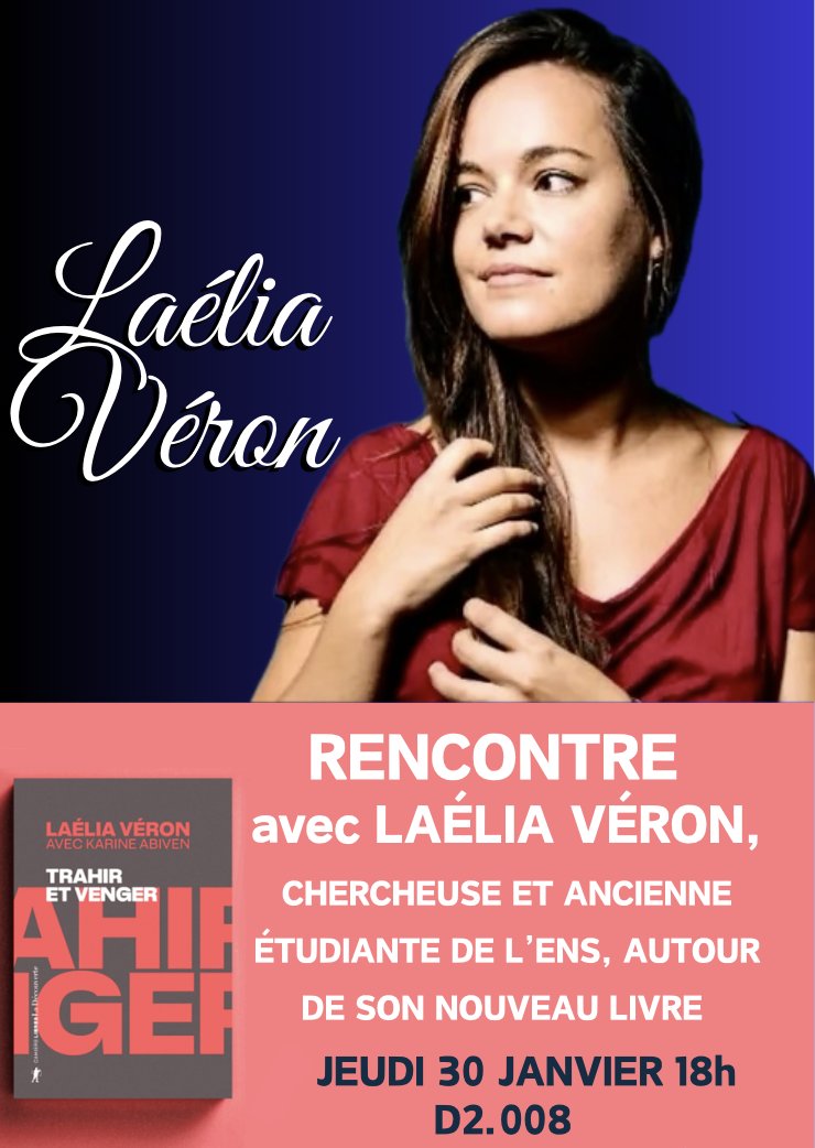 Très contente de revenir à Lyon dans mon ancienne école ce jeudi! La rencontre est ouverte aux personnes extérieures à l'ens (pour plus d'infos, il faut écrire aux contacts indiqués sur l'affiche!) @ENSdeLyon <a href="/Ed_LaDecouverte/">Éditions La Découverte</a> 
(ça y est, je suis une ancienne 😱)