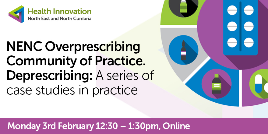 HI_NENC's tweet photo. 📣 Last chance to register for the next #Overprescribing Community of Practice!
Join us on the 3rd of February, 12:30–13:30, for a session exploring #deprescribing through a series of case studies in practice.
Register ⬇️
https://t.co/jnVCztZIfb https://t.co/oA2T0Xy357