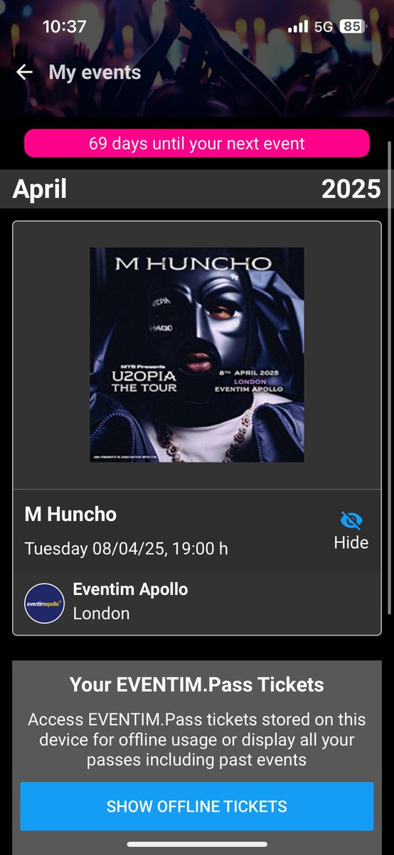 tyson_arif's tweet photo. Tickets secured โ
#u2opia @mhuncho https://t.co/3eaOe4FgZP