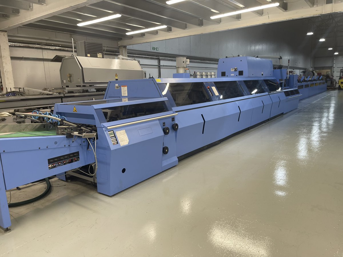 BMSUKCOUK's tweet photo. Muller Martini Bolero B9 available immediately from stock. This unique machine has fewer than 1000 running hours - like new! Contact us today for full information. https://t.co/hnYArBU7j6