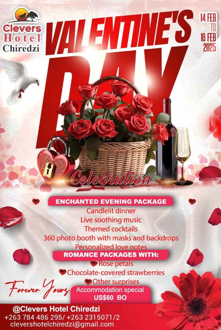 TheLowveld's tweet photo. #Clevers Hotel
#Valentines Dinner
#Chiredzi
#travelzimbabwe
#Chiredzi
#Uripi
#Unani
#ZimBho
#VisitZimbabwe https://t.co/GJMUcrnaig