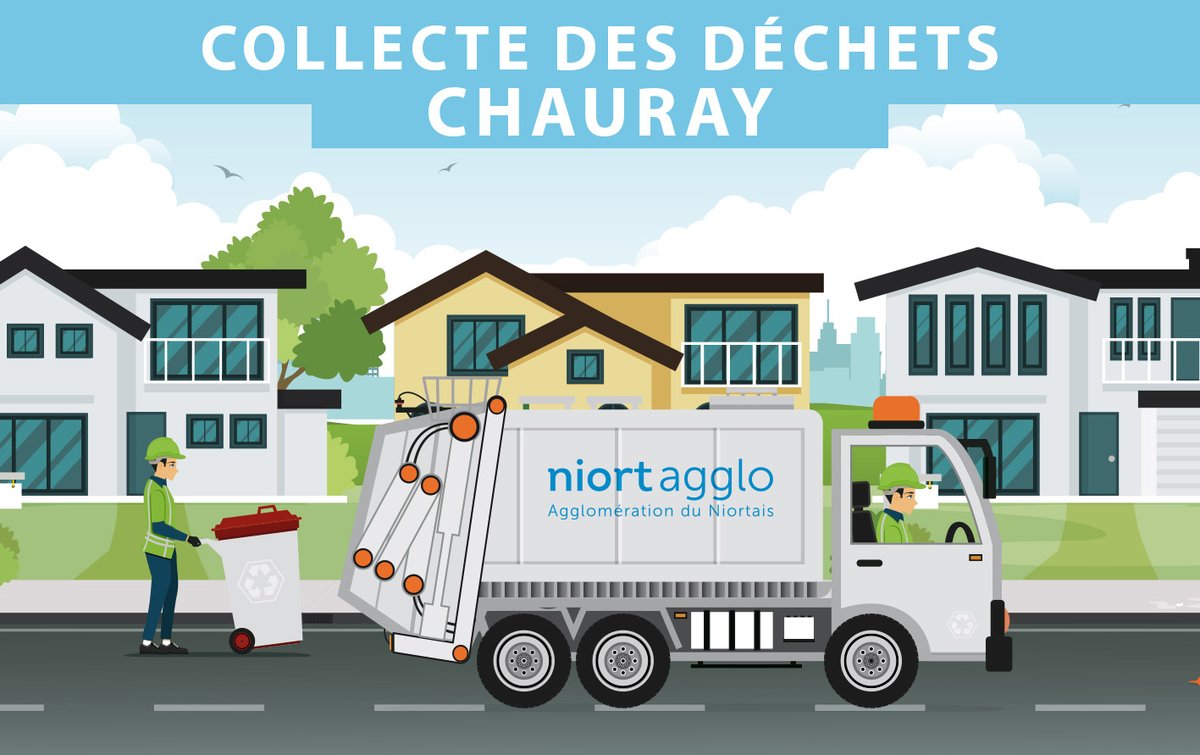 [ COLLECTE ORDURES MÉNAGÈRES ]
➡ Rattrapages prévus demain sur Chauray :
> Rue des Cèdres, Rue des lilas, Rue des Troenes, Rue des Chateliers, Rue de Chantemerle, Impasse de la Rousserie, Impasse de la gruète, Impasse Tirez, Rue du roc.
Merci de laisser vos bacs sortis.