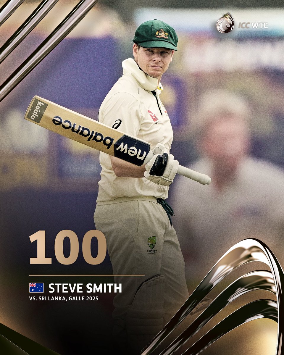 Test century number 35 for Australia’s talisman Steve Smith 🙌

#WTC25 | #SLvAUS 📝: icc-cricket.com/matches/253731…