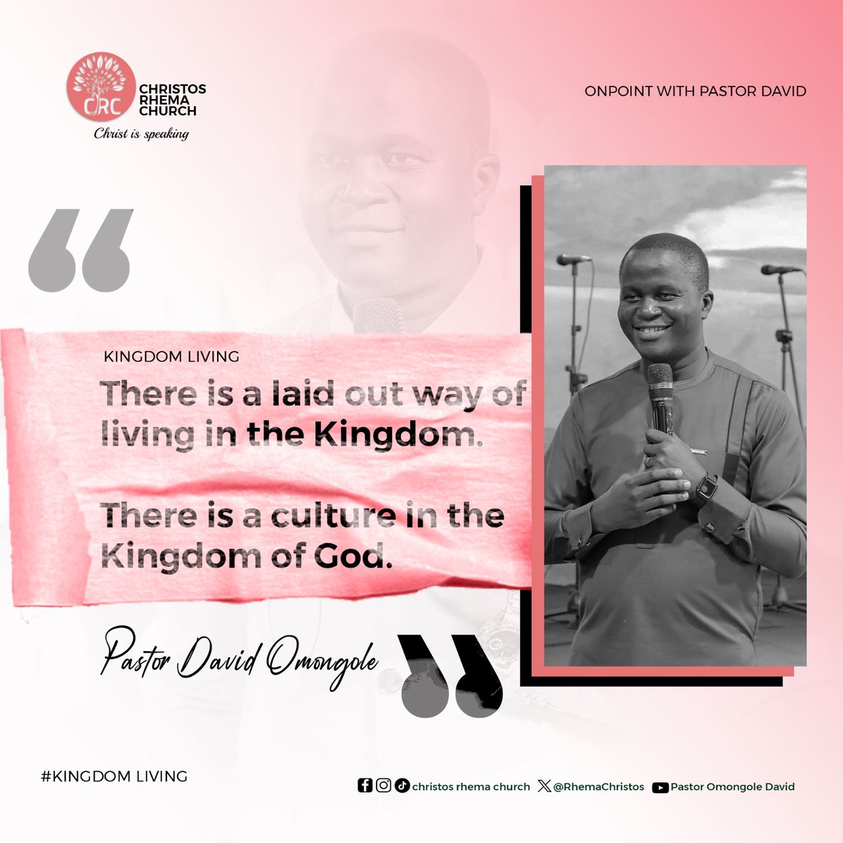 RhemaChristos's tweet photo. We look forward to seeing you in service today @5pm

#KingdomAdvancing https://t.co/3L784SLEp8