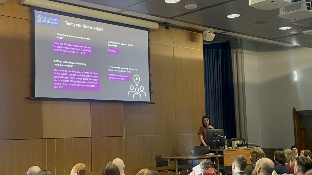 Fantastic turn out for the first of three Timetabling Roadshows today. These sessions are an opportunity for colleagues to learn more, ask questions and share feedback on the process for AY 25/26. Great to see our Test &amp; Learn Ambassadors driving the process.