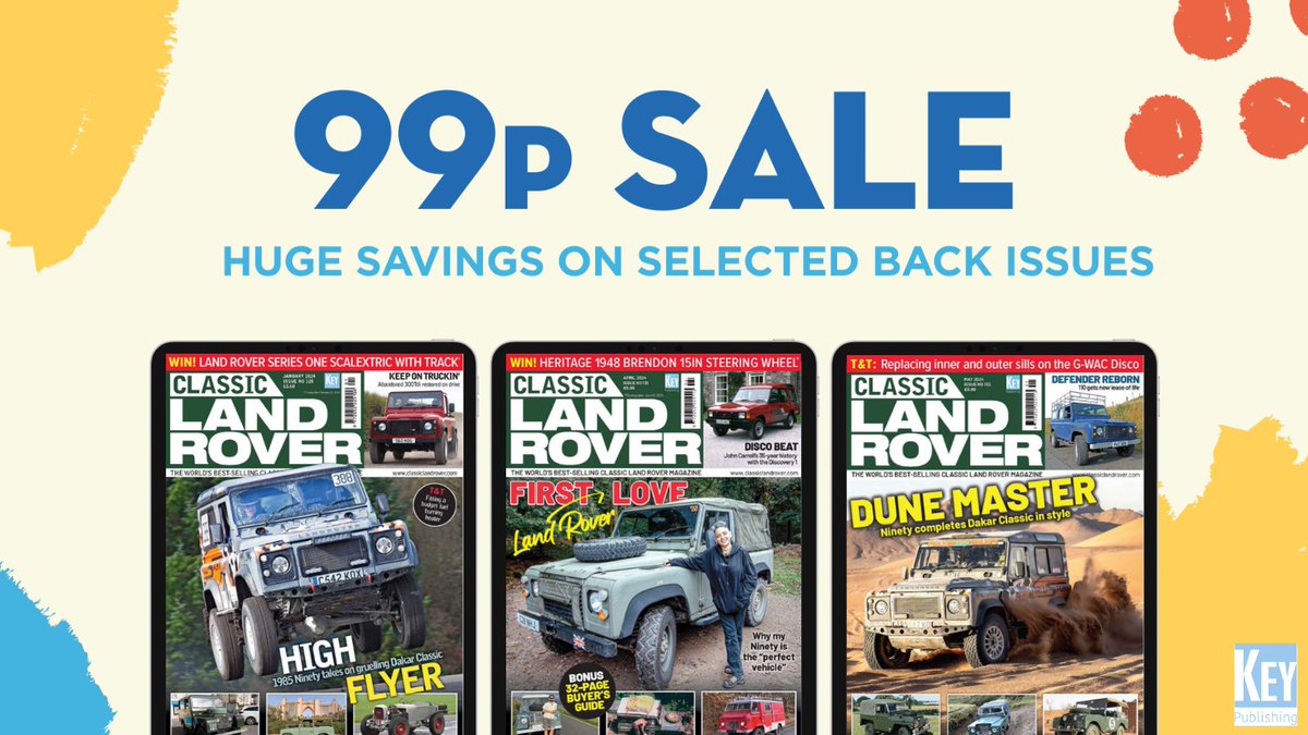 HUGE! savings on your favorite magazines with the Pocketmags back issue sale!

Grab any issue from before August 2024 for just 99p, but hurry, offer ends end of the month!

Don't miss out—start shopping now! hubs.ly/Q034sqD40