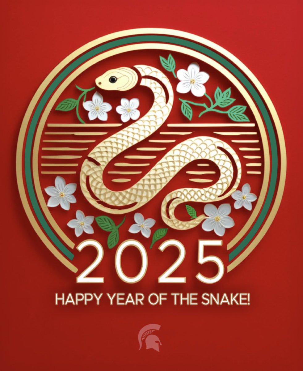 Happy Lunar New Year! 

Today marks the beginning of the Year of the Wood Snake, a time for wisdom, growth, and transformation.

Wishing all who celebrate a year filled with good fortune, health, and happiness! 

(photo credit: Michigan State University)